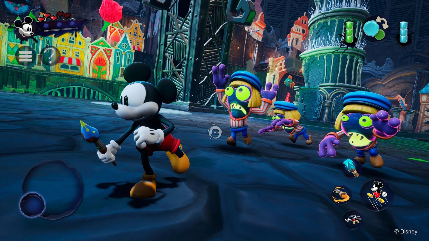 Disney Epic Mickey: Rebrushed – Sự trở lại của tựa game Chuột Mickey "hắc hóa" trên nền tảng di động