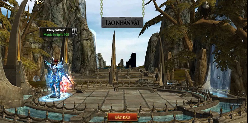 Chuyển chức cực nhanh, trải nghiệm sức mạnh siêu đỉnh của Magic Gladiator