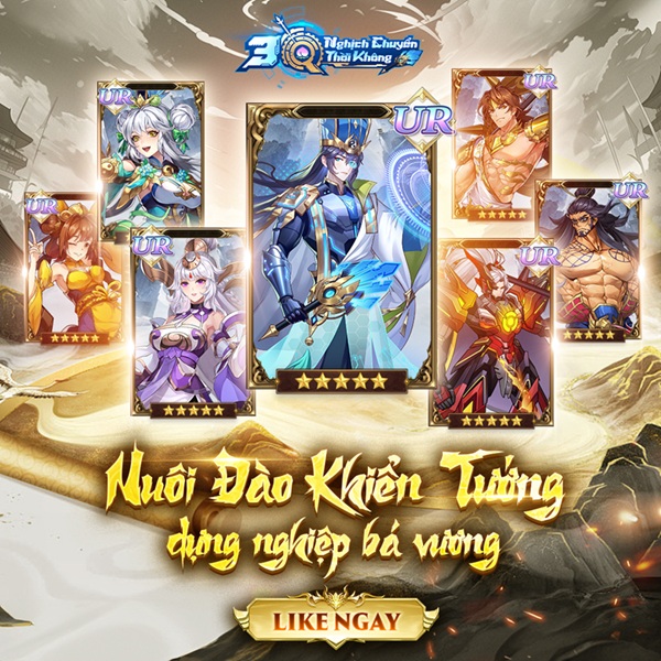3Q Nghịch Chuyển Thời Không game Tam Quốc Trồng Đào Xưng Đế chính thức ra mắt