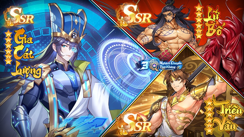 3Q Nghịch Chuyển Thời Không game Tam Quốc Trồng Đào Xưng Đế chính thức ra mắt