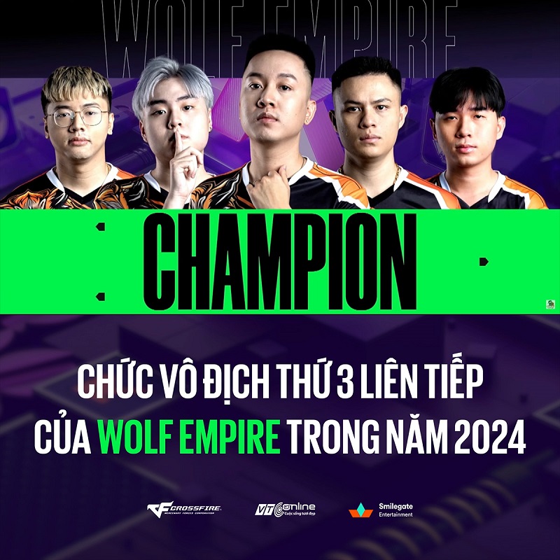 CFS APAC Series Mùa Thu 2024 – Wolf Empire lập kỷ lục chưa từng có