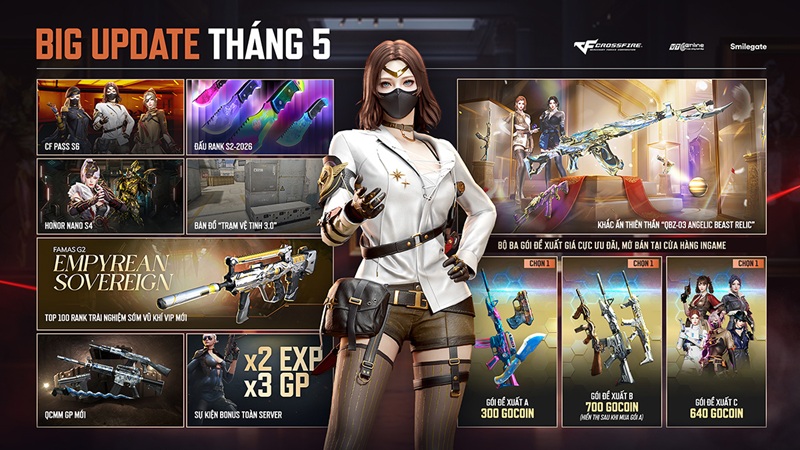 Crossfire “quẩy” tháng 5 tưng bừng với loạt cập nhật mới