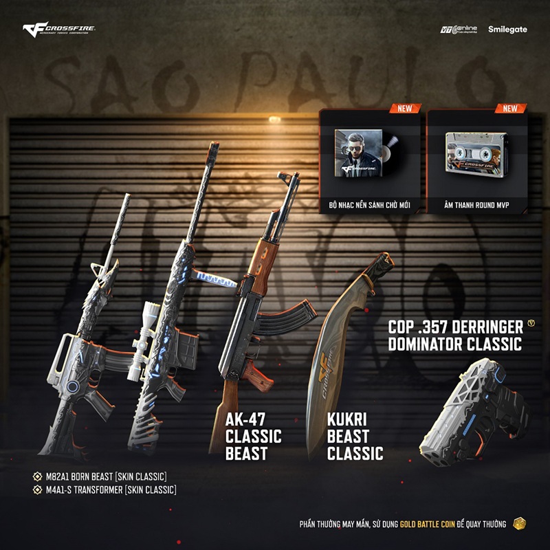 Crossfire đưa game thủ lên chuyến tàu tuổi thơ với CF Pass Season 5 Classic