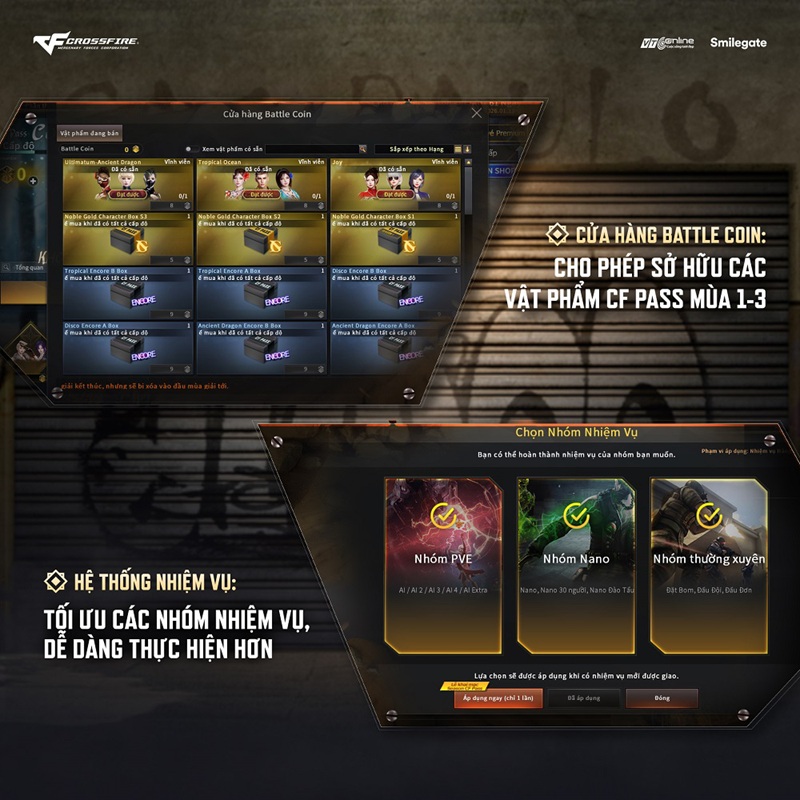 Crossfire đưa game thủ lên chuyến tàu tuổi thơ với CF Pass Season 5 Classic