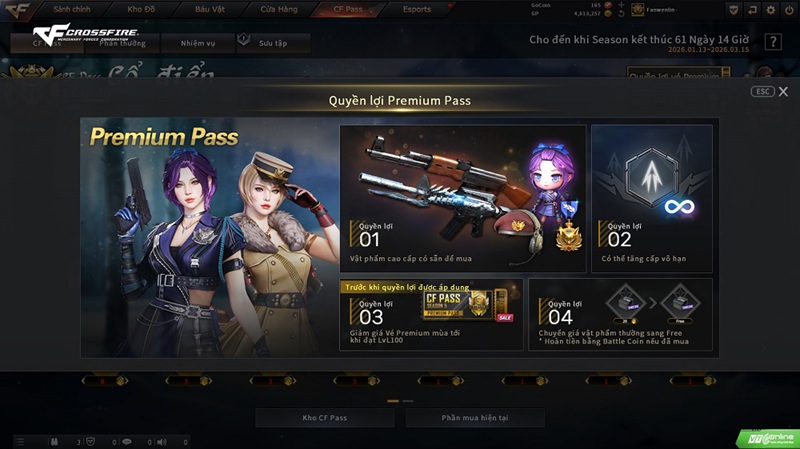 Crossfire đưa game thủ lên chuyến tàu tuổi thơ với CF Pass Season 5 Classic