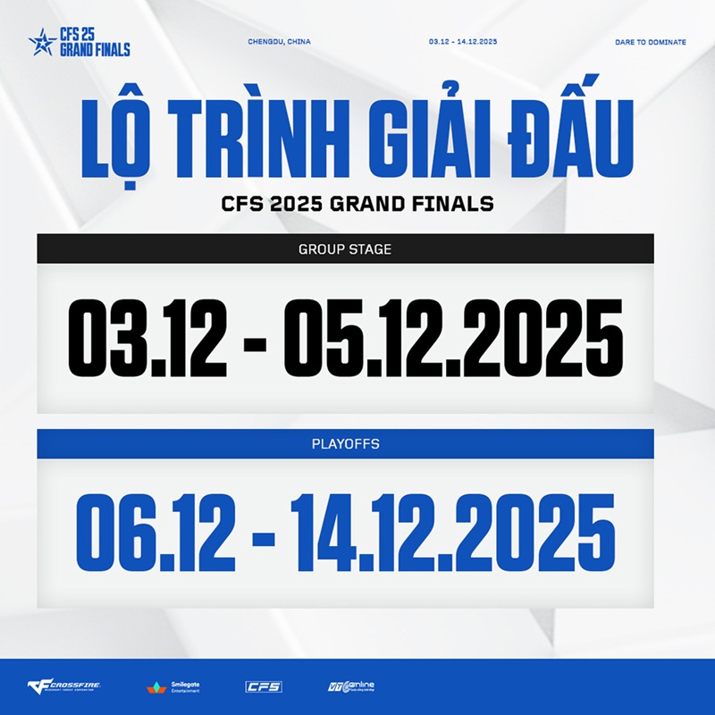 CFS 2025 Grand Finals trở lại với Thành Đô!