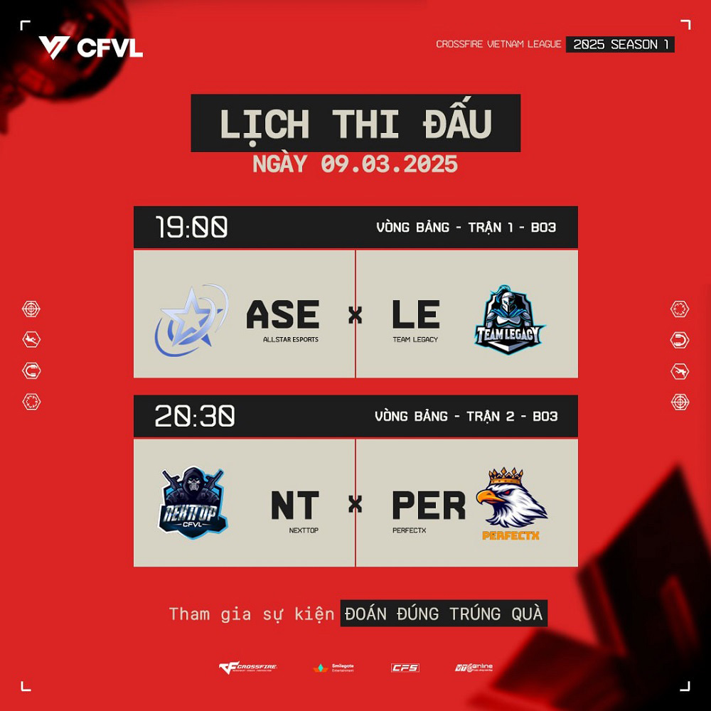 CFVL 2025 Season 1: Ngày khởi tranh bùng nổ khói lửa