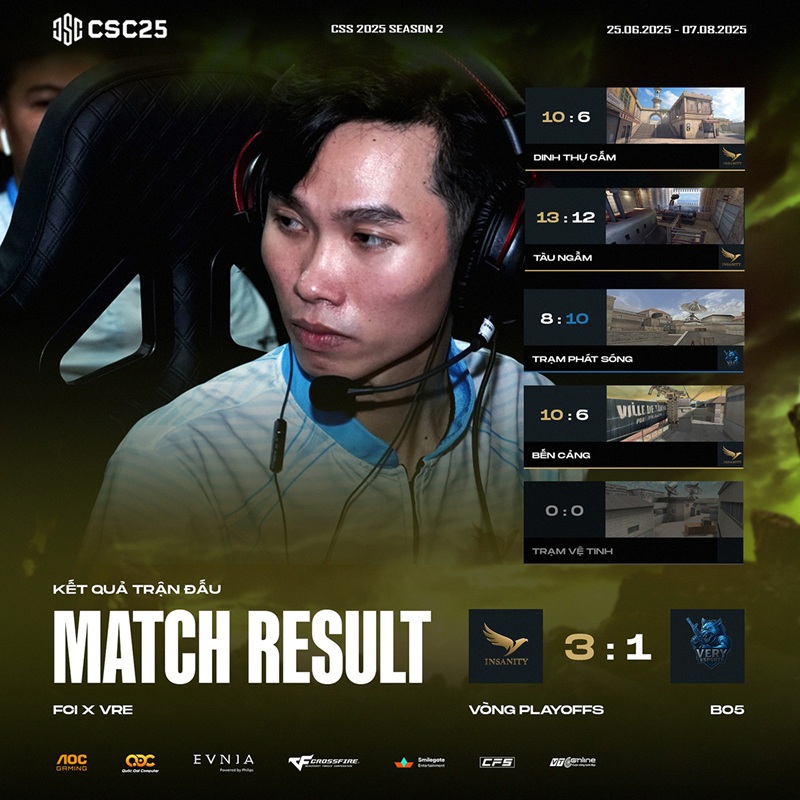 Hành trình vô địch đầy ngoạn mục của FAL Insanity tại CSC 2025 Mùa 2