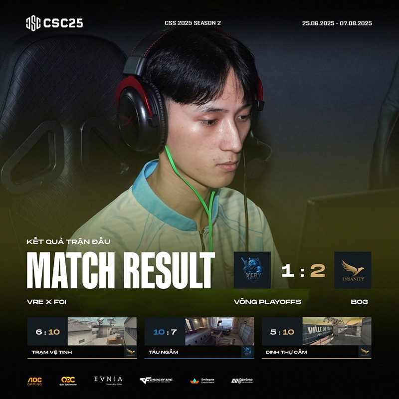 Playoffs CSC 2025 Mùa 2: Những cú sốc chấn động