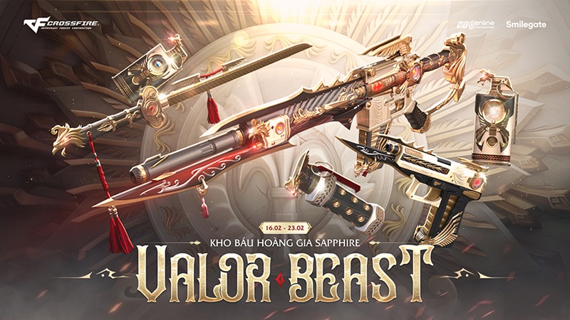 Crossfire đón tết với Đăng Nhập Nhận Quà, Đón Lộc Năm Mã và Kho Báu Hoàng Gia Valor Beast