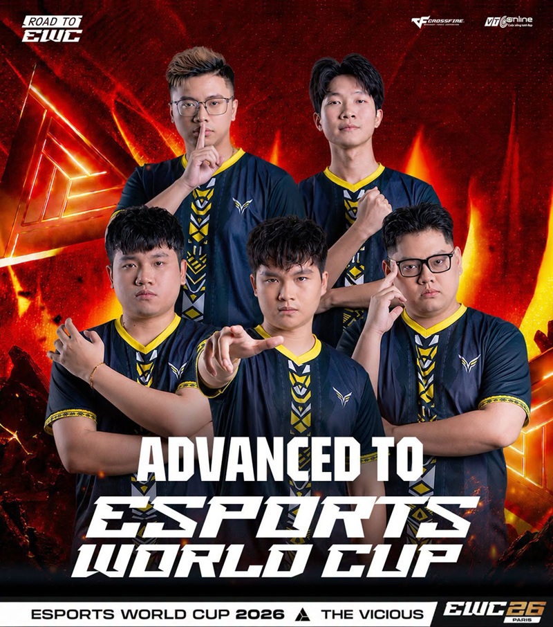 Crossfire Việt Nam bắt đầu cuộc “săn vàng” tại Esports World Cup 2026