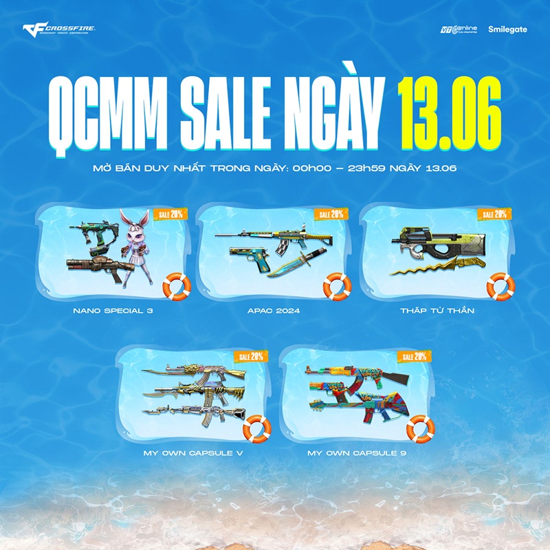 Săn sale hot mùa hè với đợt Flash Sale Combo QCMM trong 3 ngày của Crossfire