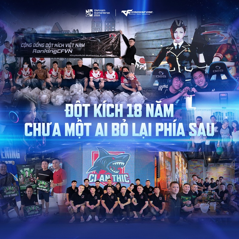 GoPlay tại Vietnam Gameverse 2026: "Hào Quang" Đột Kích 18 năm và cơn sốt "Xe Kéo Khổng Lồ"