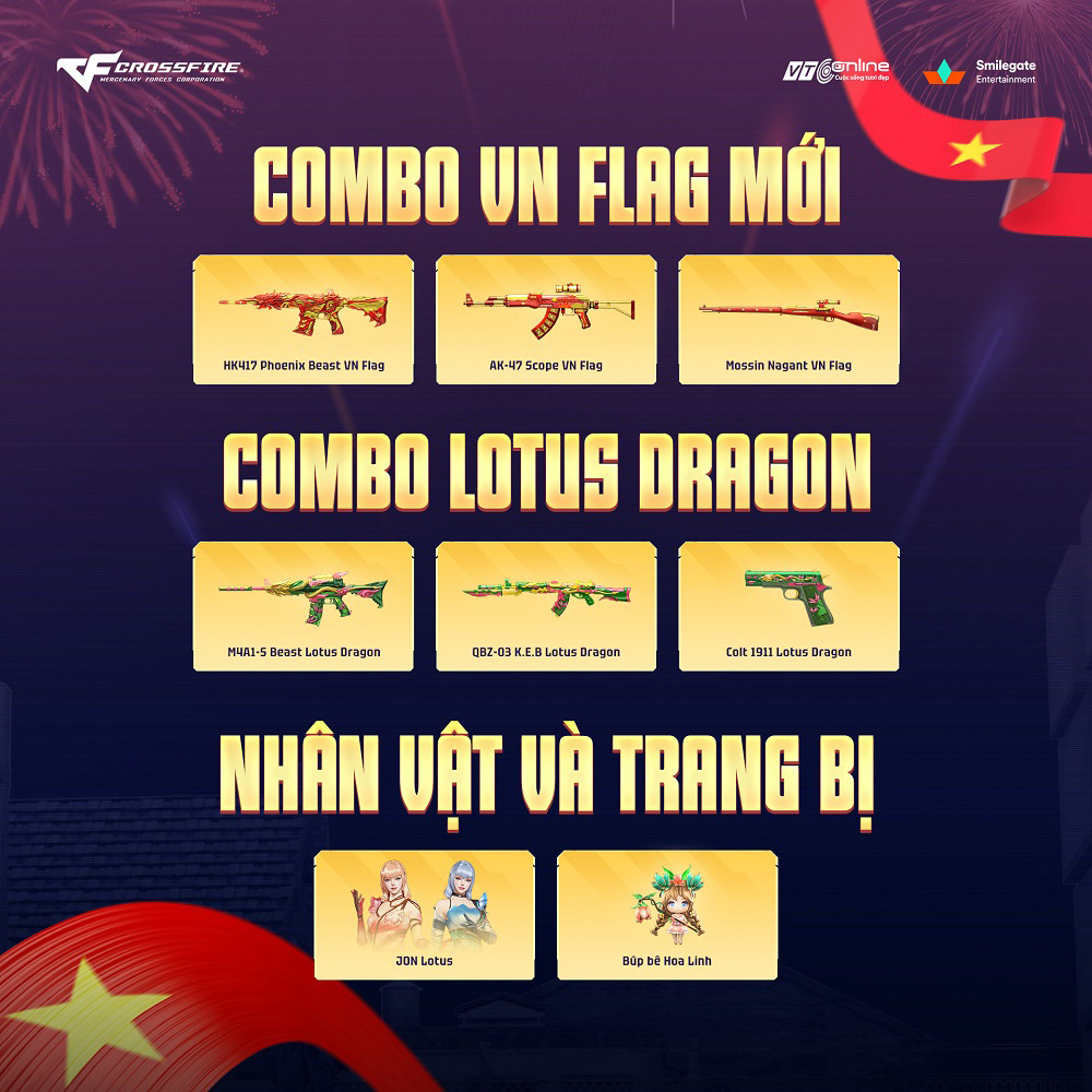 Crossfire mừng giải phóng thủ đô với Kho Báu Hoàng Gia mới và Shop eSports đặc biệt