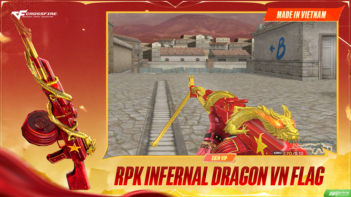 Crossfire tung chuỗi sự kiện mừng Quốc Khánh 2/9, ra mắt loạt vũ khí độc quyền mang dấu ấn Việt Nam