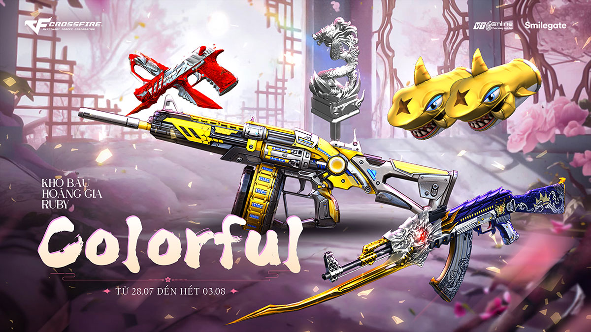 Crossfire mang sắc màu đến với game thủ qua Kho Báu Hoàng Gia Ruby Colorful