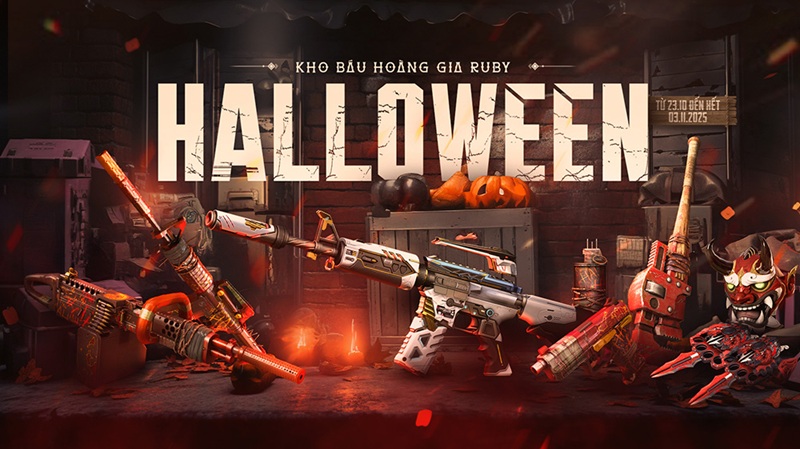 Crossfire tung Kho Báu Hoàng Gia Ruby Halloween cho mùa lễ hội ma quái tháng 10