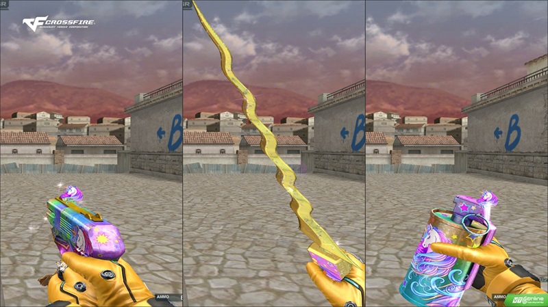 Crossfire khởi đầu tháng 3 sôi động với Kho báu Noble Gold & Unicorn - QCMM Tùy chọn Neon & Arcade