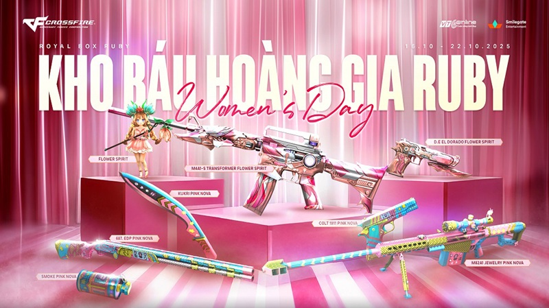 Crossfire dành hẳn 2 Kho Báu Hoàng Gia tặng phái đẹp ngày 20/10