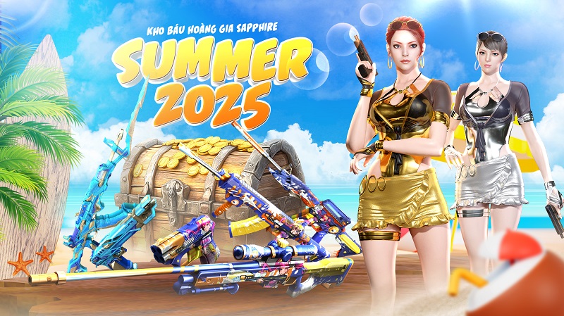 Nhập tiệc hè náo nhiệt với Kho Báu Hoàng Gia Sapphire Beach Party