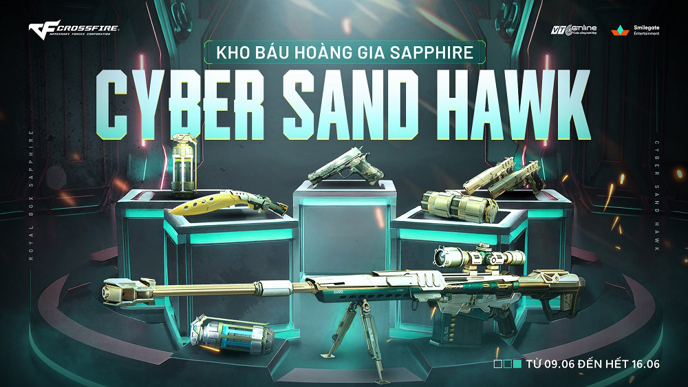 Game thủ Đột Kích chuẩn bị đón bộ vũ khí Cyber Sand Hawk và VSK-94 Odyssey