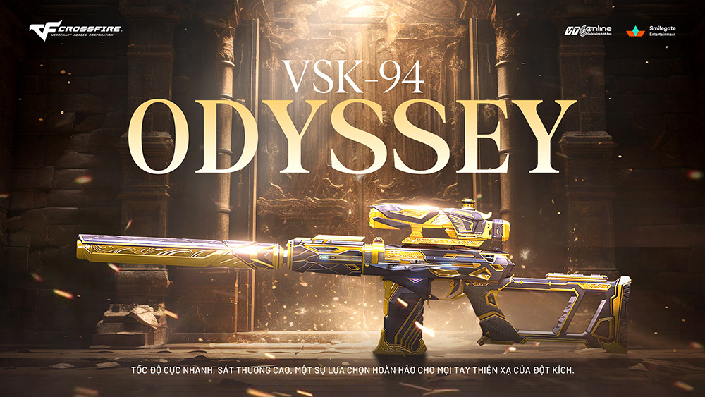 Game thủ Đột Kích chuẩn bị đón bộ vũ khí Cyber Sand Hawk và VSK-94 Odyssey