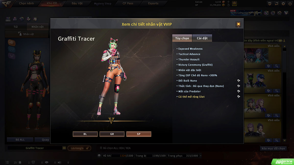 Trang bị của game thủ Crossfire sẽ lộng lẫy ánh đèn với Kho Báu Hoàng Gia Sapphire Neon Punk