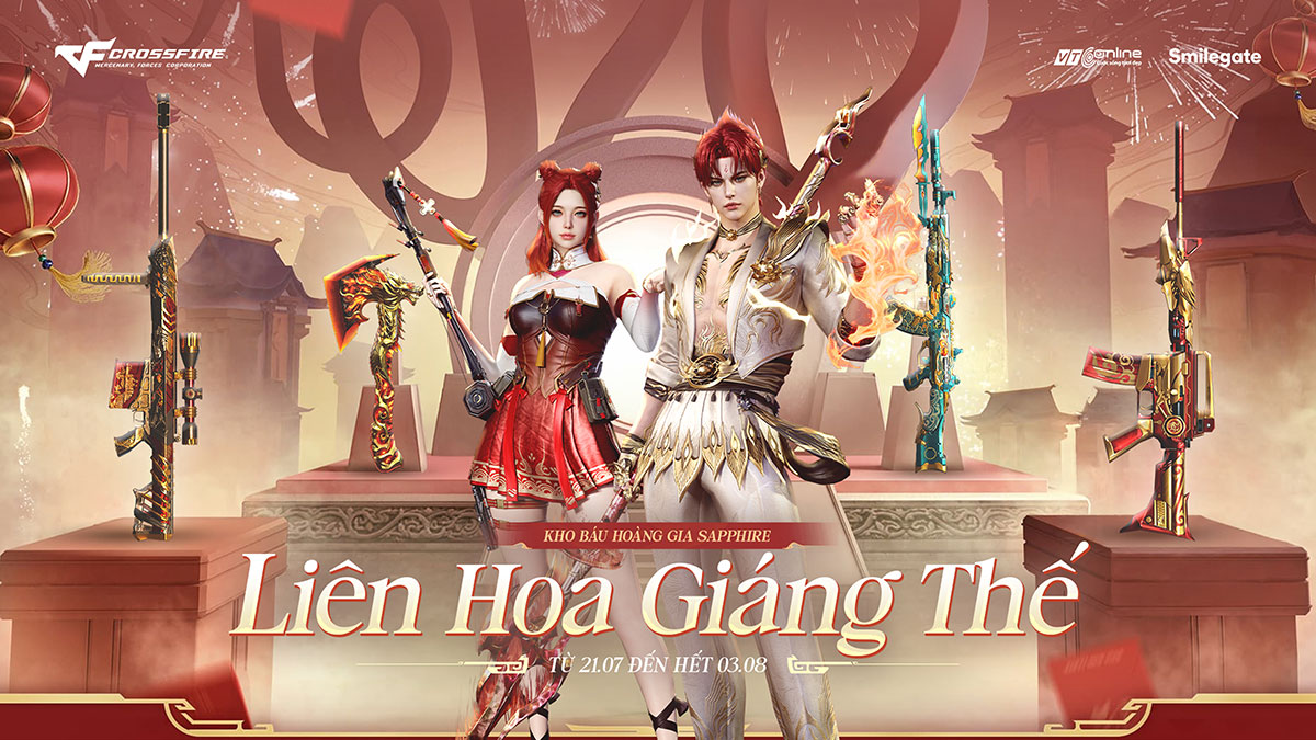 Crossfire - Chiến thần Natra xuất hiện trong Kho Báu Hoàng Gia Sapphire: Liên Hoa Giáng Thế