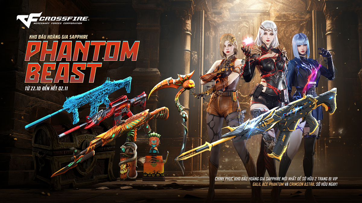 Crossfire chào đón mùa Halloween với siêu phẩm VVIP Galil ACE – Phantom
