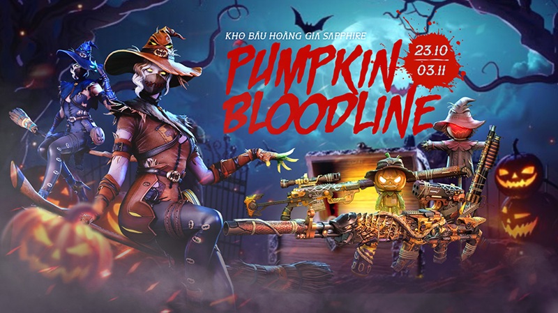 Kho Báu Hoàng Gia Sapphire Pumpkin Bloodline đậm chất ma mị từ Crossfire