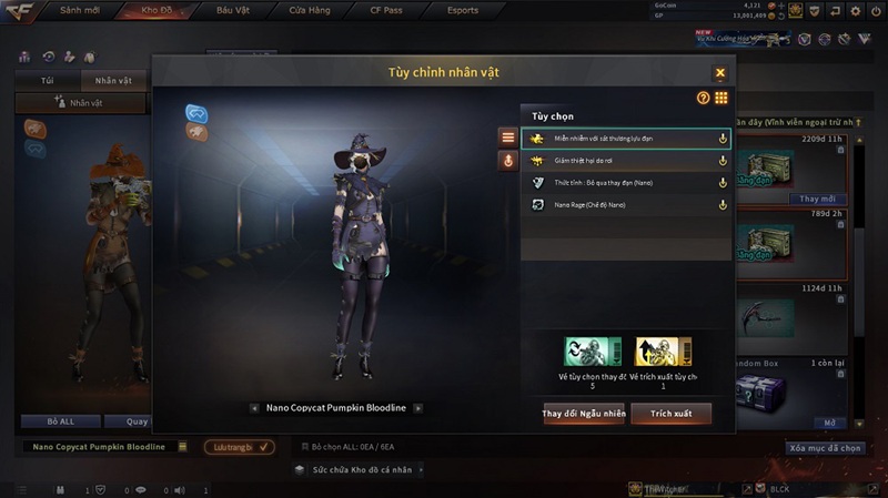 Kho Báu Hoàng Gia Sapphire Pumpkin Bloodline đậm chất ma mị từ Crossfire