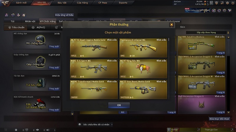 Kho Báu Hoàng Gia Sapphire Pumpkin Bloodline đậm chất ma mị từ Crossfire