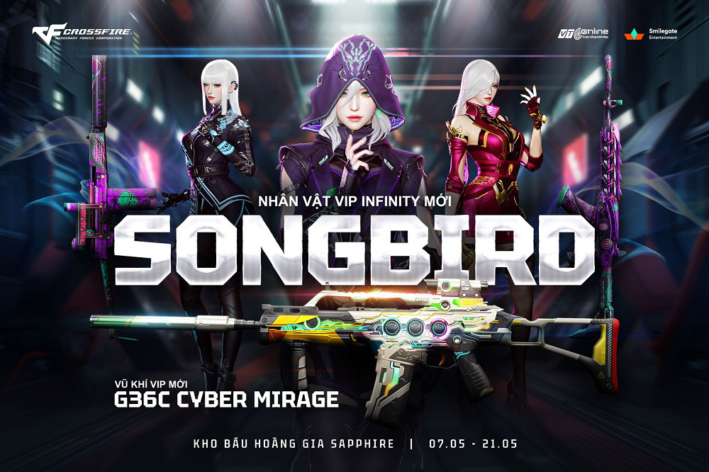 Đột Kích đón tháng 5 với Kho Báu Hoàng Gia Sapphire và người đẹp Songbird