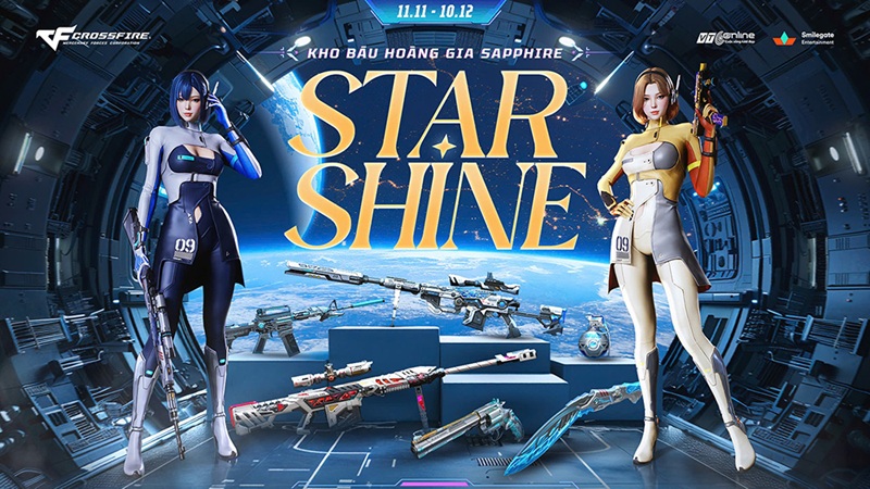 Crossfire tung Kho Báu Hoàng Gia “phong cách vũ trụ”, ưu đãi đồng giá vũ khí bằng GP