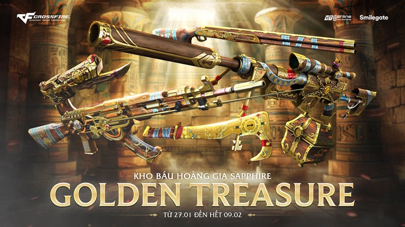 Crossfire trình làng cặp Kho Báu Hoàng Gia xịn xò Cá Chép Vàng và Golden Treasure