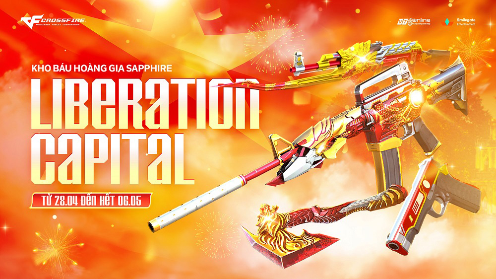 Đột Kích mừng đại lễ 30/4 – 1/5 với Kho Báu Hoàng Gia Sapphire Liberation of Capital