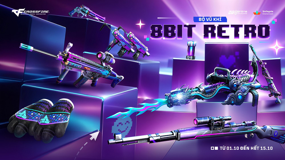 Trở về tuổi thơ với loạt QCMM phong cách 8-bit Retro của Crossfire