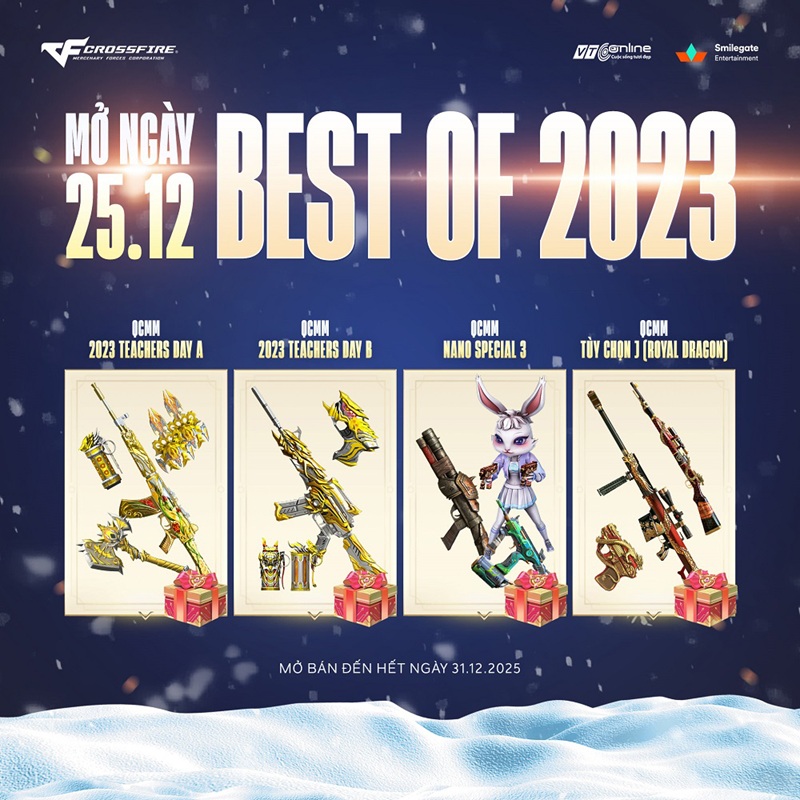 Crossfire khép lại 2025 với bữa tiệc QCMM thịnh soạn và phong phú