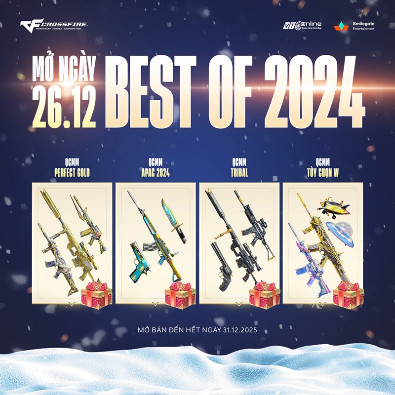 Crossfire khép lại 2025 với bữa tiệc QCMM thịnh soạn và phong phú