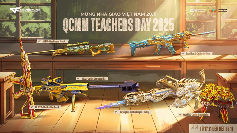 Crossfire mừng ngày nhà giáo với QCMM Teacher Day A & B