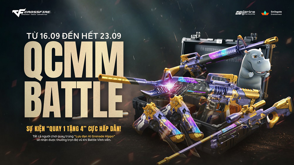 Crossfire “làm dày” kho vũ khí của game thủ với QCMM Battle và Combo 330 Gocoin mới
