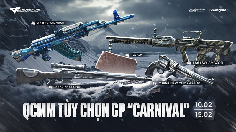 Valentine ngọt ngào, Carnival rực rỡ và Huyền Long tái sinh khuấy động Crossfire tháng 2