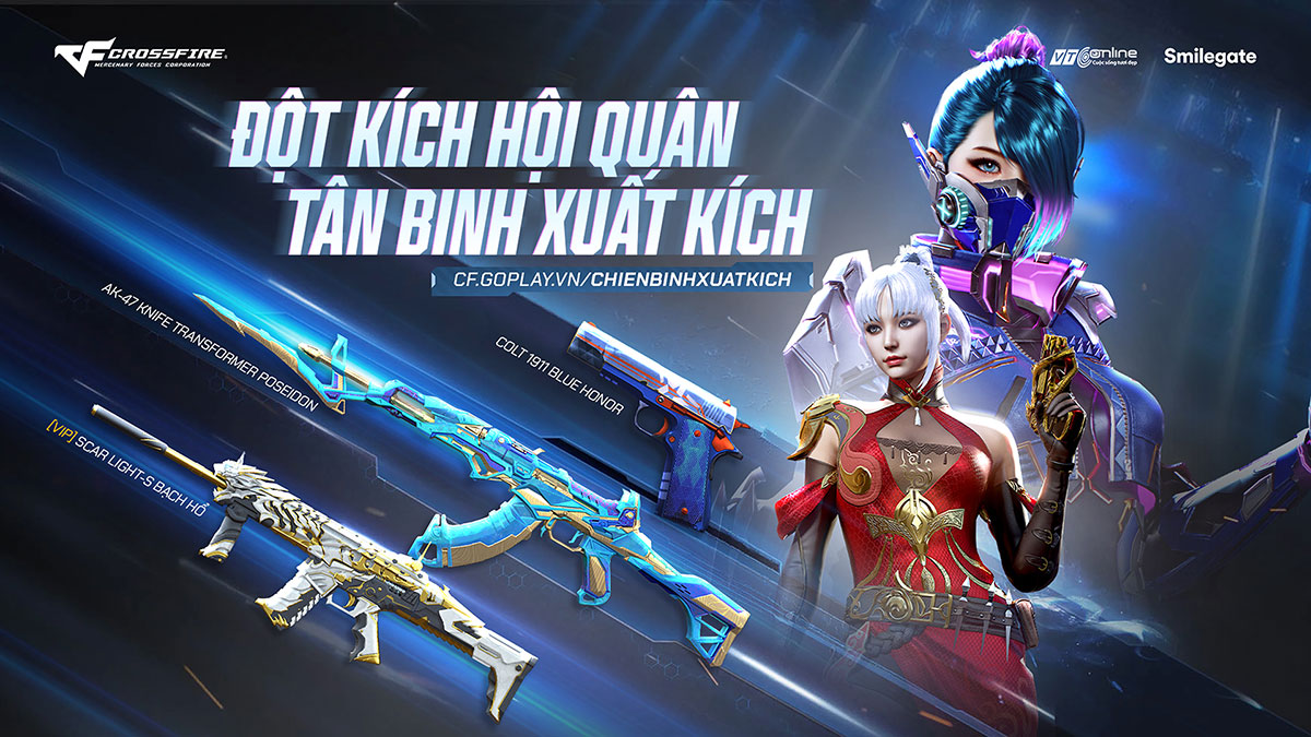 Tháng 10 - Thời điểm tưng bừng cho người chơi Crossfire, đặc biệt là Tân Binh