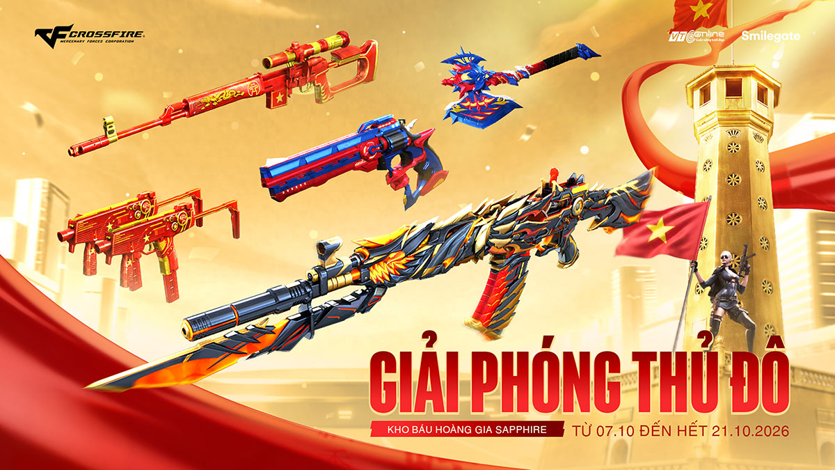 Tháng 10 - Thời điểm tưng bừng cho người chơi Crossfire, đặc biệt là Tân Binh