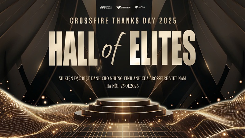 Crossfire Thanks Day 2025 - Hall of Elites: Tôn vinh hành trình và di sản của cộng đồng Đột Kích