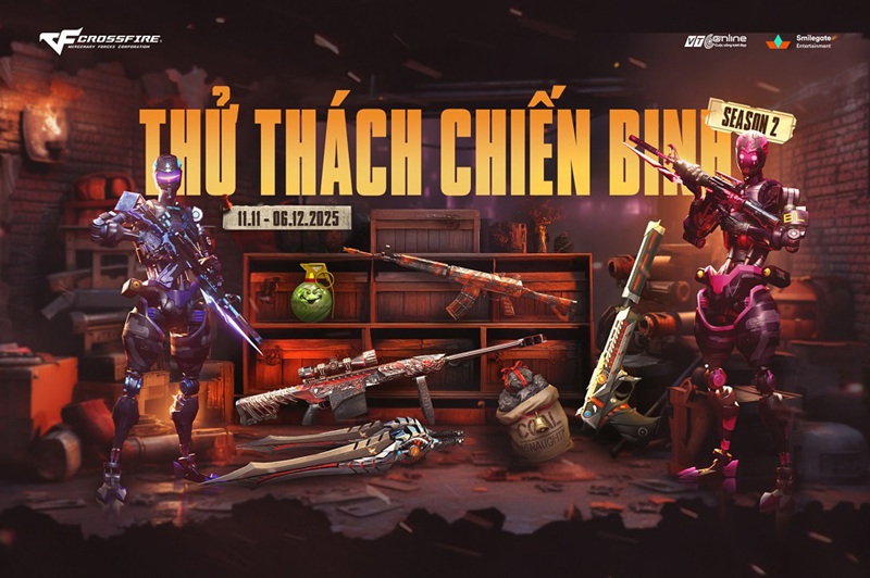 Crossfire mở Thử Thách Chiến Binh Season 2 với phần thưởng Megatron cực hấp dẫn