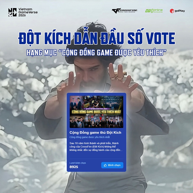 Tham gia Vietnam Gameverse 2026, GoPlay mang đến tượng đài Đột Kích và làn gió mới Cats & Soup