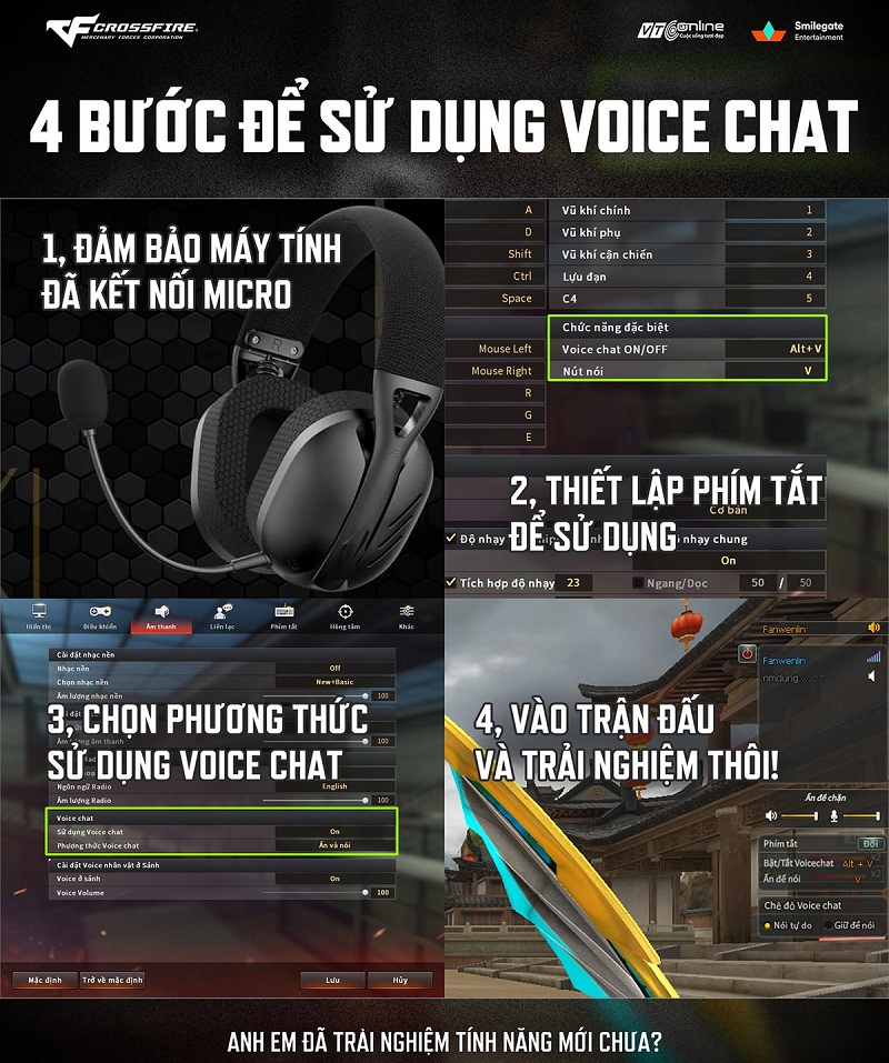 Game thủ bàn tán sôi nổi về tính năng Voice Chat của Đột Kích