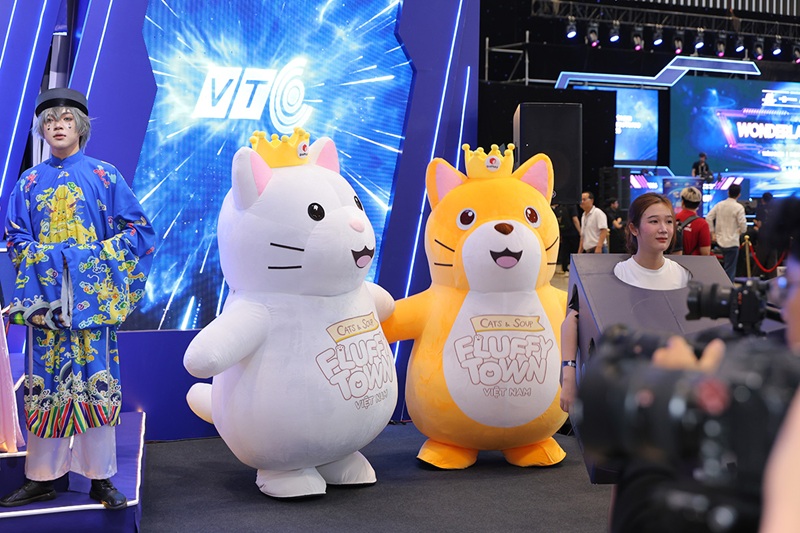 Hơn 20.000 lượt khách đã đổ bộ gian hàng Cats & Soup: Fluffy Town trong 2 ngày Vietnam Gameverse 2026