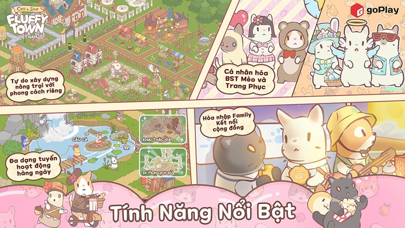 Cats & Soup: Fluffy Town - Game nông trại mèo siêu chill chính thức có mặt tại thị trường Việt Nam